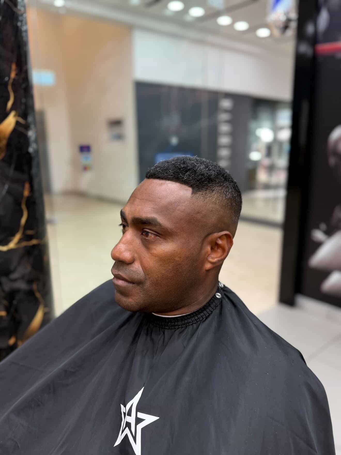 Full haircut and beard grooming finish